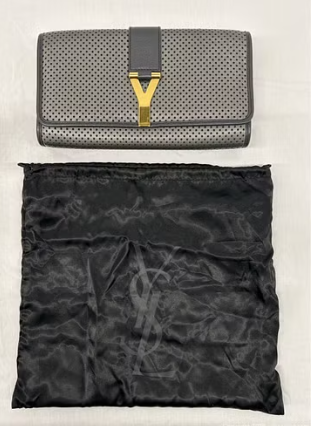 Yves Saint Laurent - Belle De Jour Leather Clutch Bag