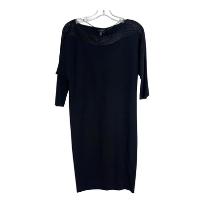 Massimo Dutti Black Long Sleeve Dress