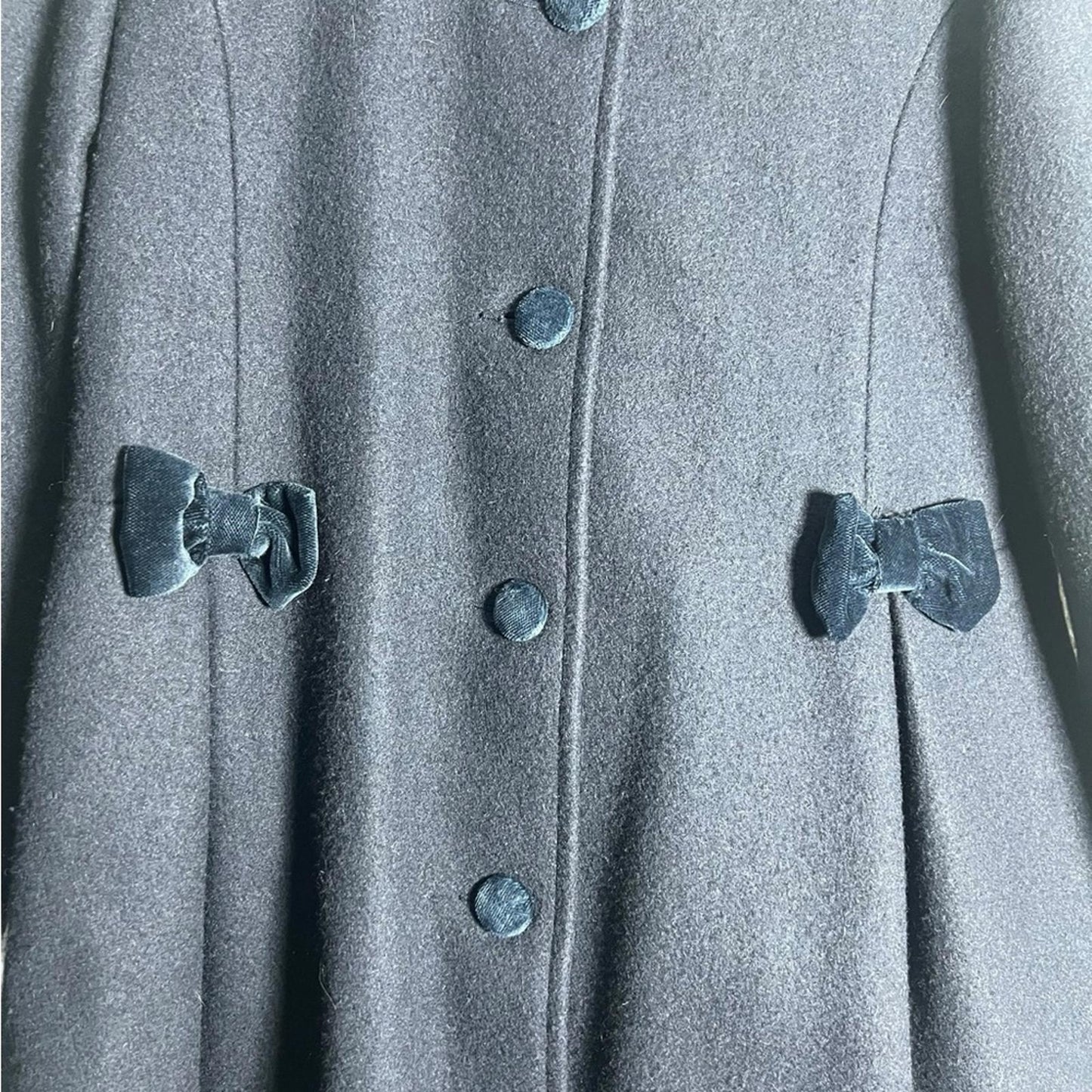 Pierre Cardin Paris - Navy Pea Coat - Size 12