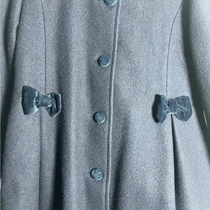 Pierre Cardin Paris - Navy Pea Coat - Size 12