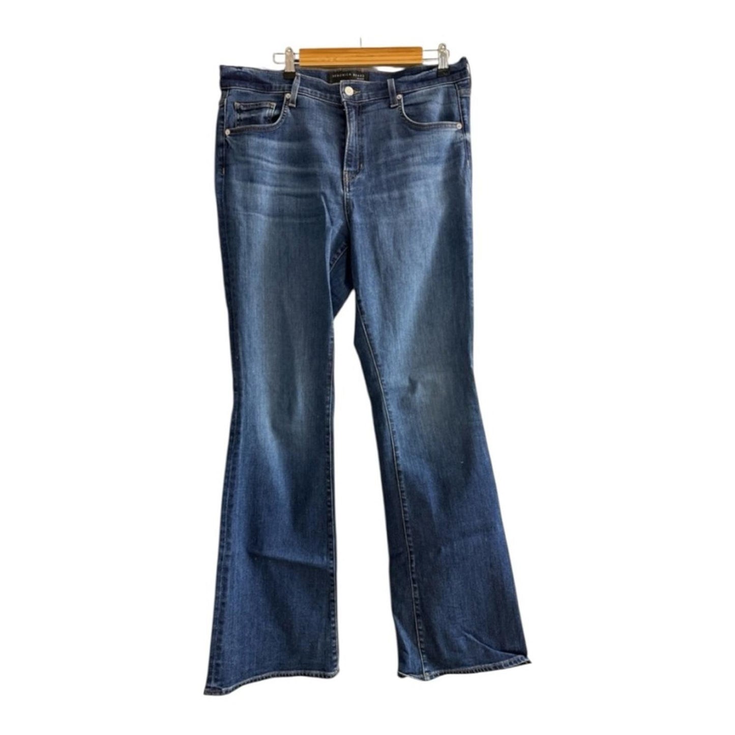 Veronica Beard Dark Blue Straight Leg Jeans