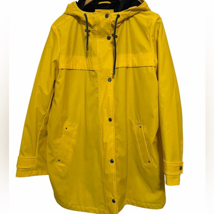 Weatherproof Women's Yellow Utility Jacket - Casual Chic - Size XL
