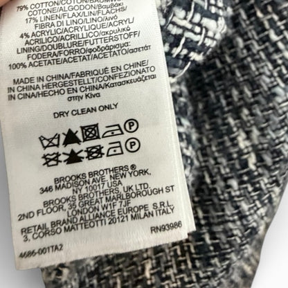 Brooks Brothers Black and White Pencil Skirt - Office Workwear - Size 10