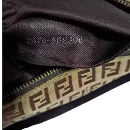 Fendi Tan and Black Crossbody Bag