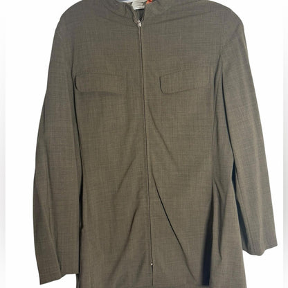 MaxMara Olive Utility Jacket - Size 10