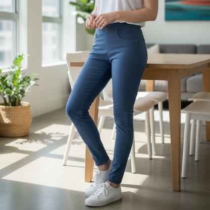 SPANX Blue Jean Colour Leggings - Size Small