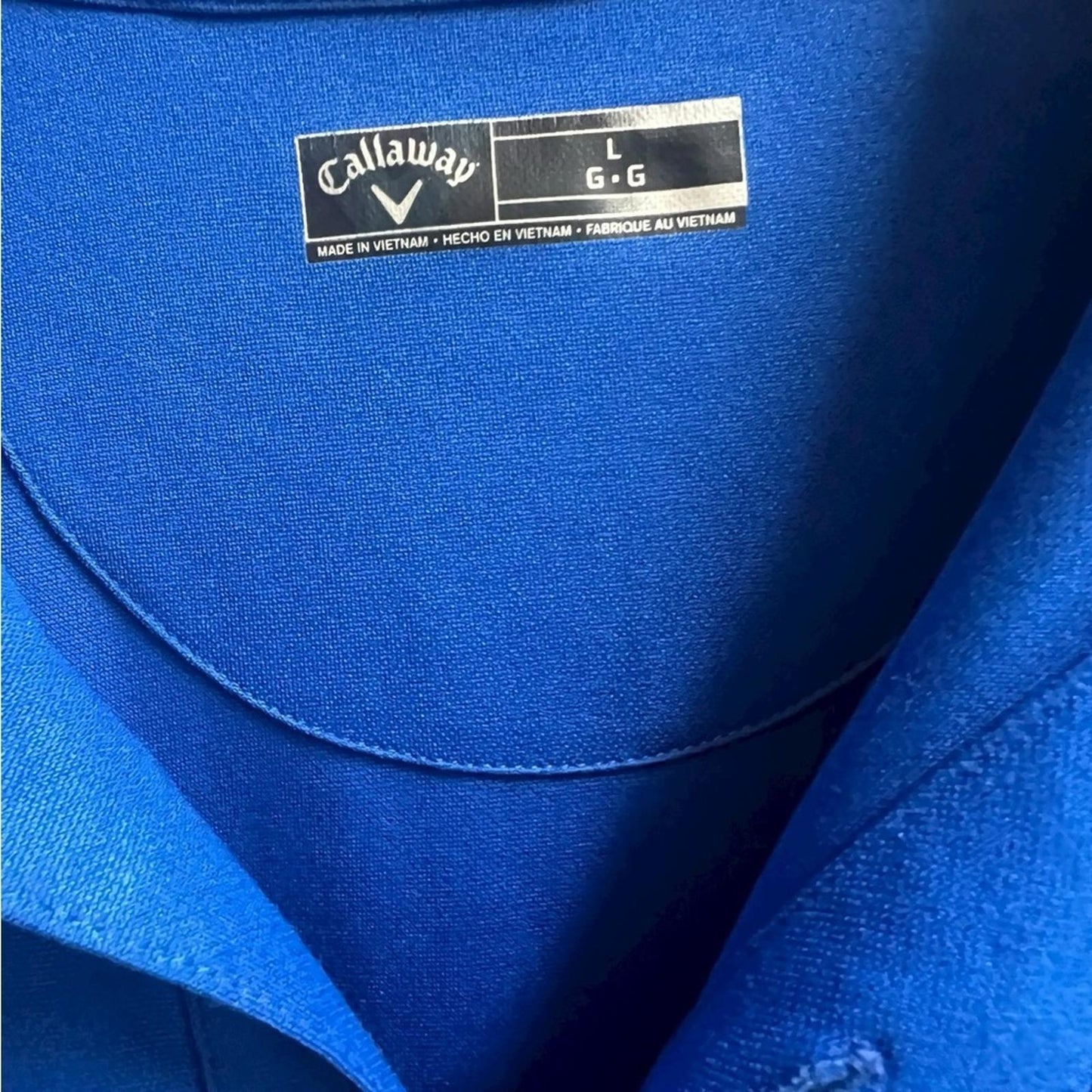 Callaway Vibrant Blue Polo Shirt