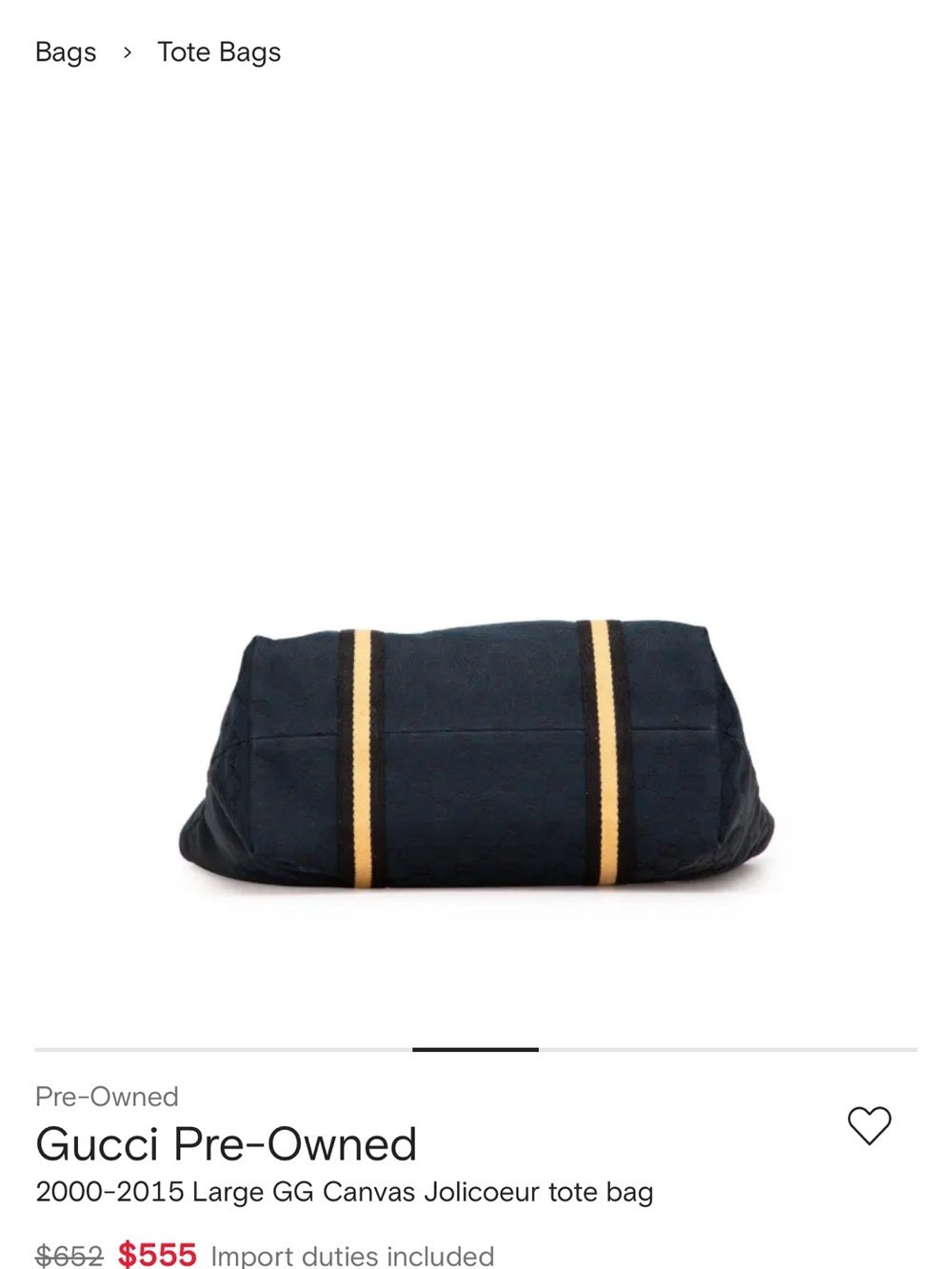 Gucci 2000-2015 GG Canvas Jolicoeur tote bag