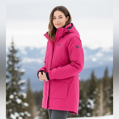 Helly Hansen Women's Vibrant Pink Ski Jacket, Casual , Sport Style - Size M