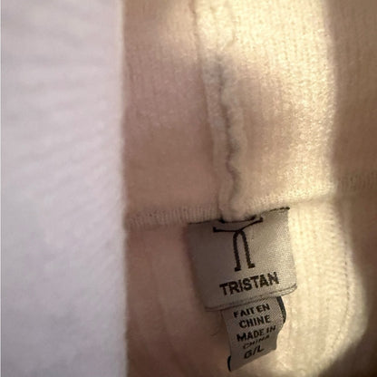 Tristan Cream Knit Sweater - Size L