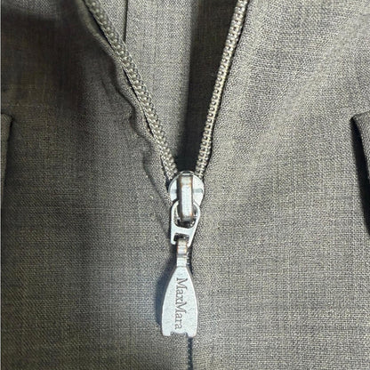 MaxMara Olive Utility Jacket - Size 10