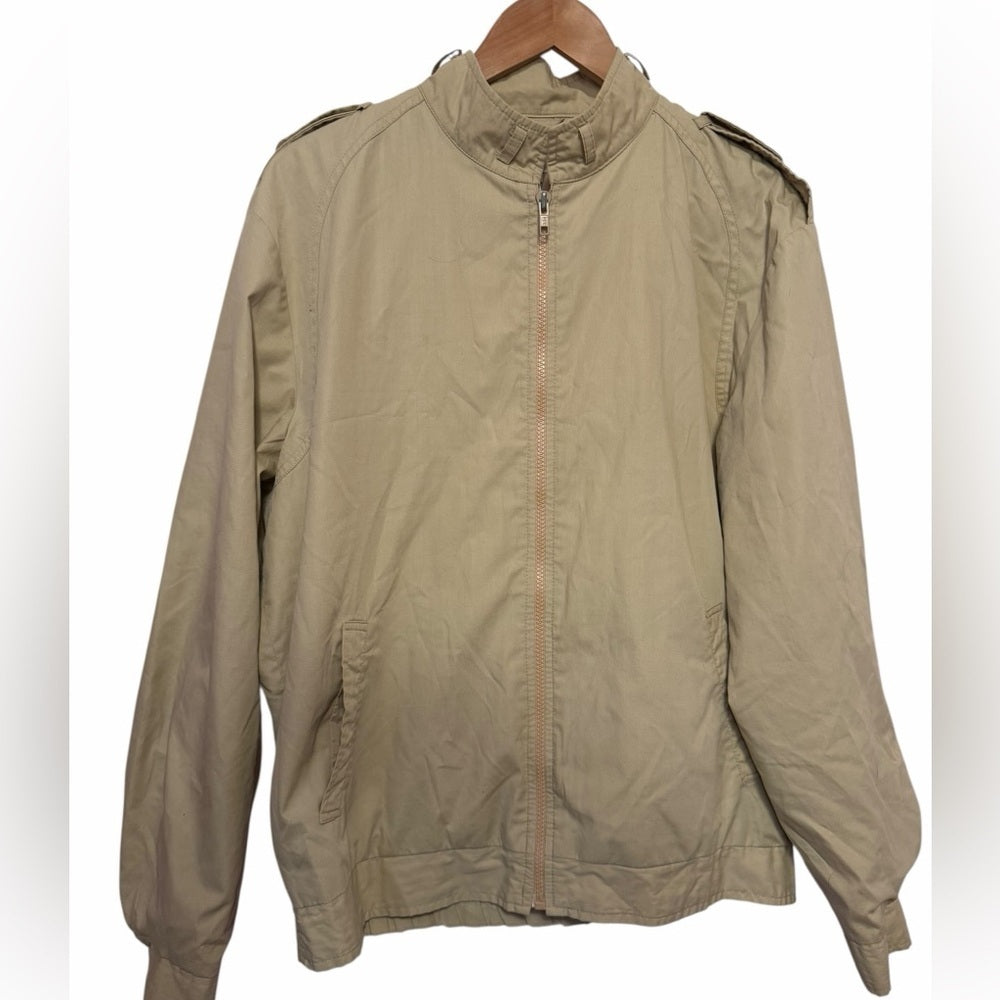 Pierre Cardin Men's Beige Lightweight Jacket - Streetwear - Neutral- Size L