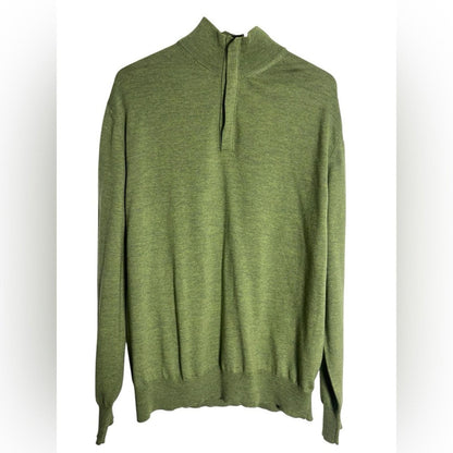 Harry Rosen - Green Men's Zip-Up Sweater