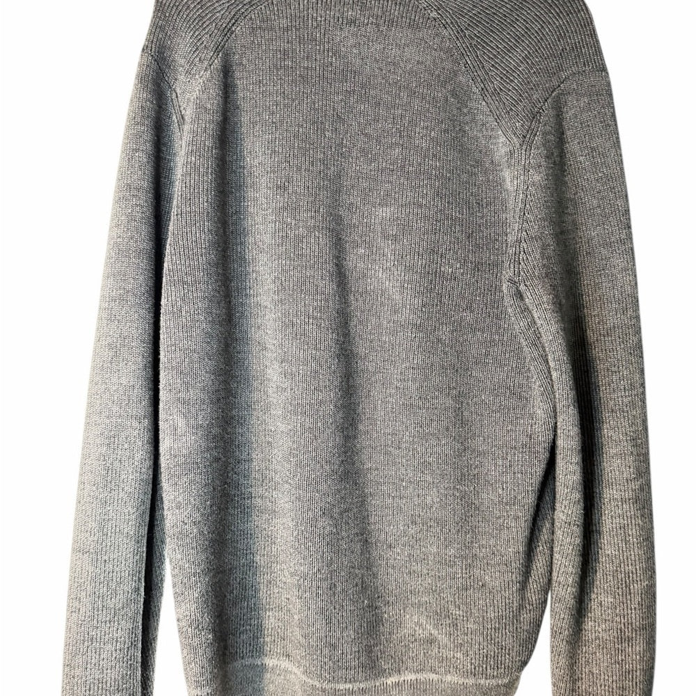 Ted Baker Men's Charcoal Zip-Up Sweater - Size L