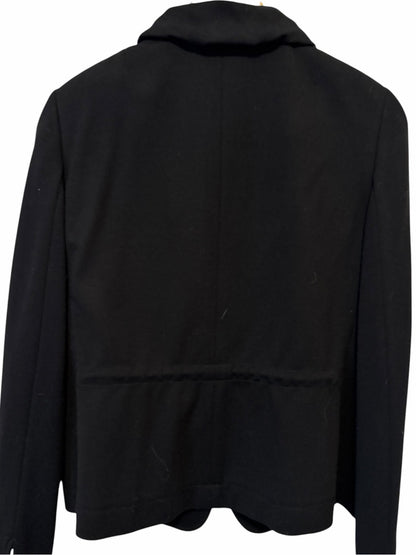 Akris Punto Black Hooded Jacket