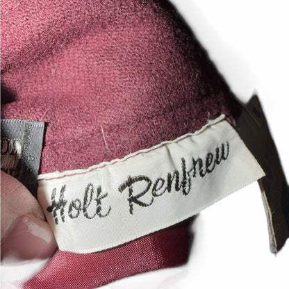 Holt Renfrew - Chic Wine Midi Skirt - Elegant Office Wear - Night Out - Size 10