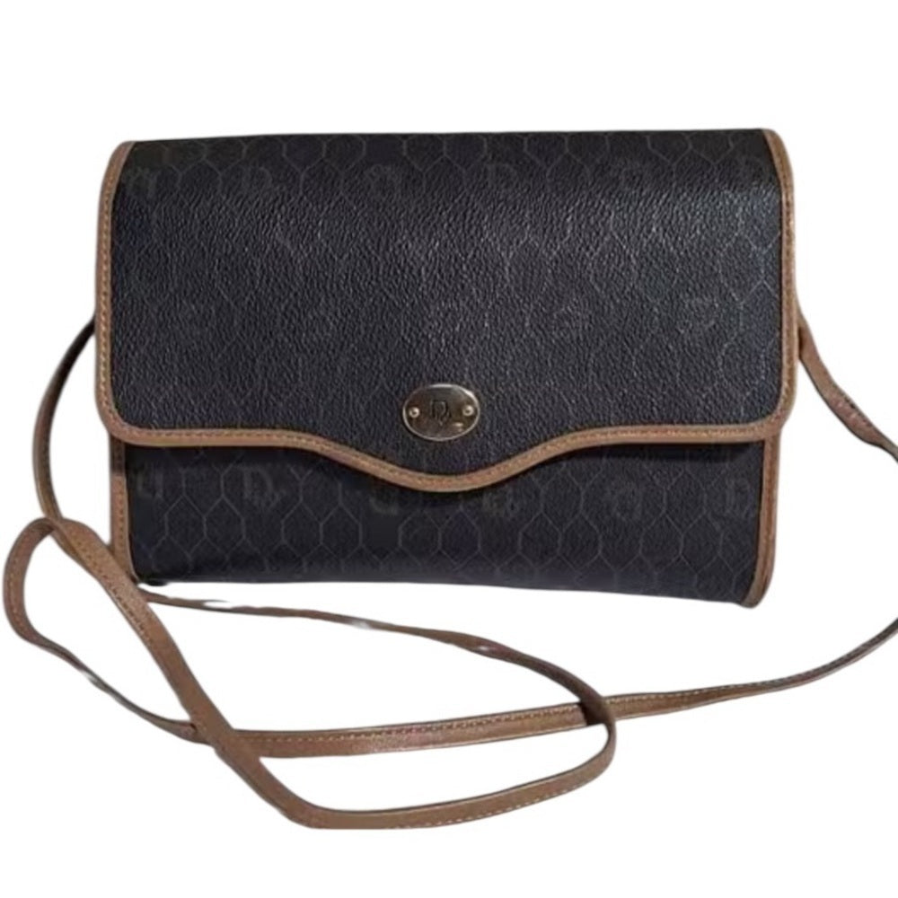 Dior Black and Tan Crossbody Bag