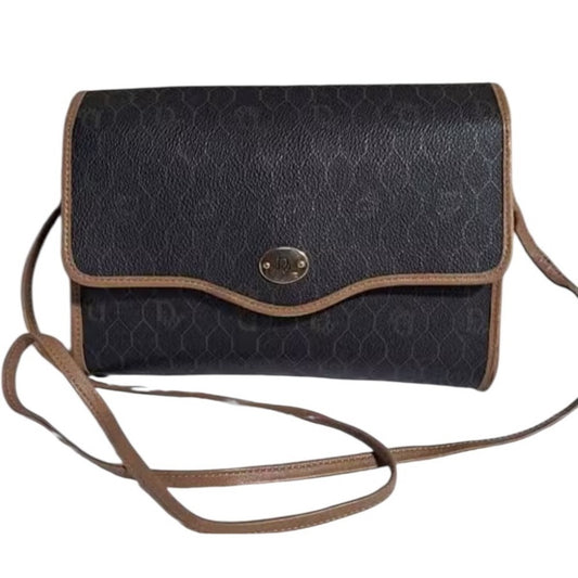 Dior Black and Tan Crossbody Bag
