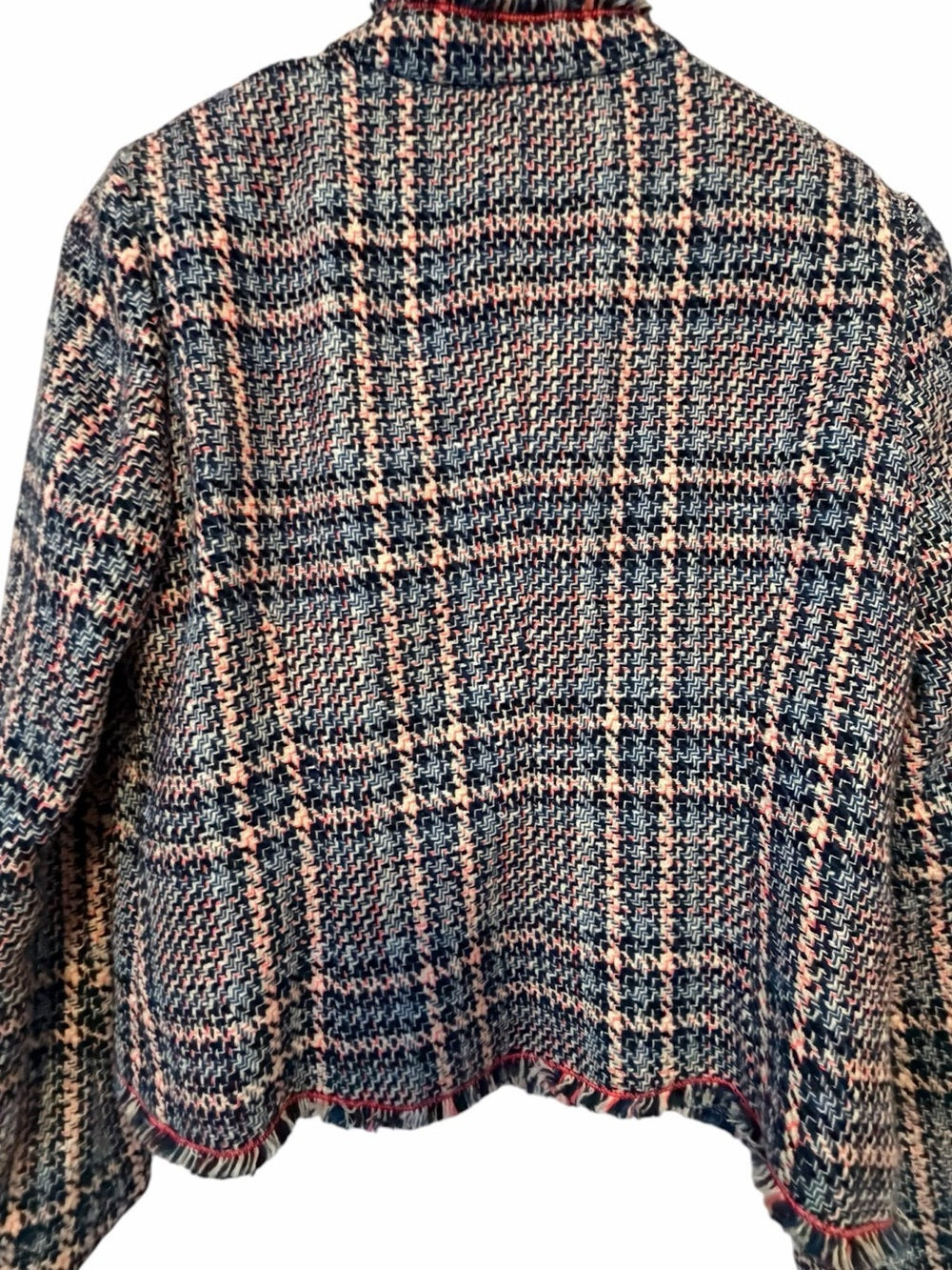 Gerry Weber Pink and Navy Tweed Jacket
