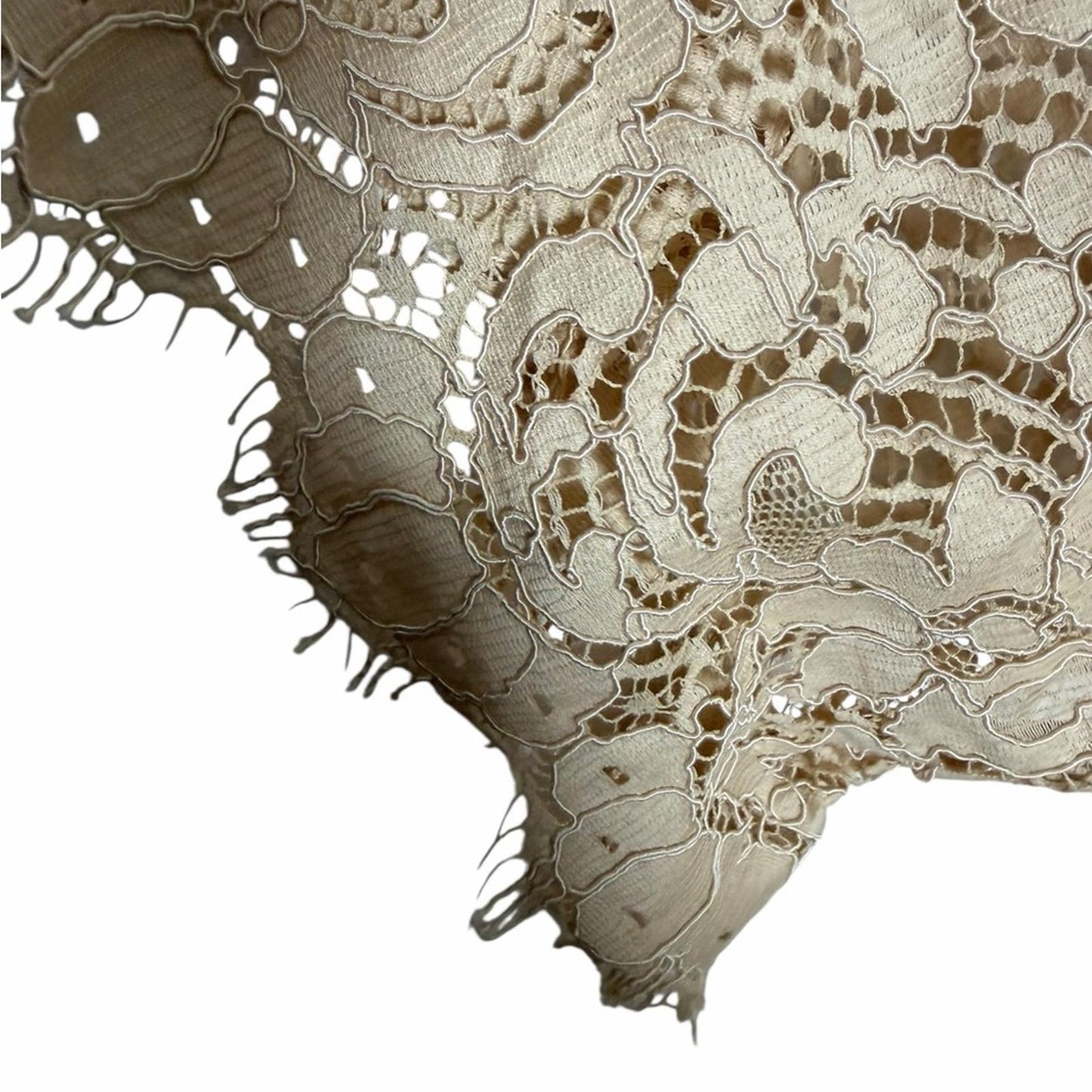 Dolce & Gabbana Beige Lace Top
