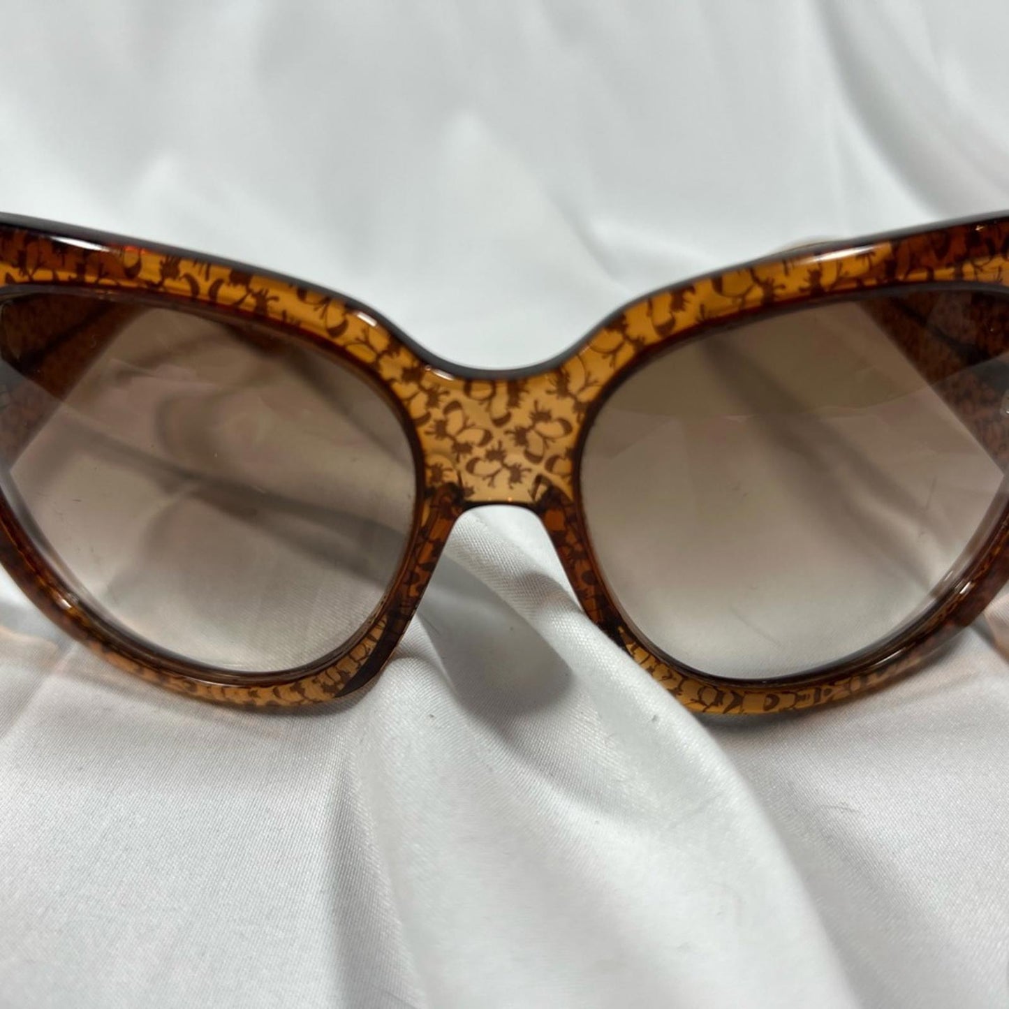 Bottega Veneta Brown Cat-Eye Sunglasses