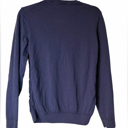 Hugo Boss Navy Blue Women's Sweater - Soft, Comfortable Casual Wear - Size S