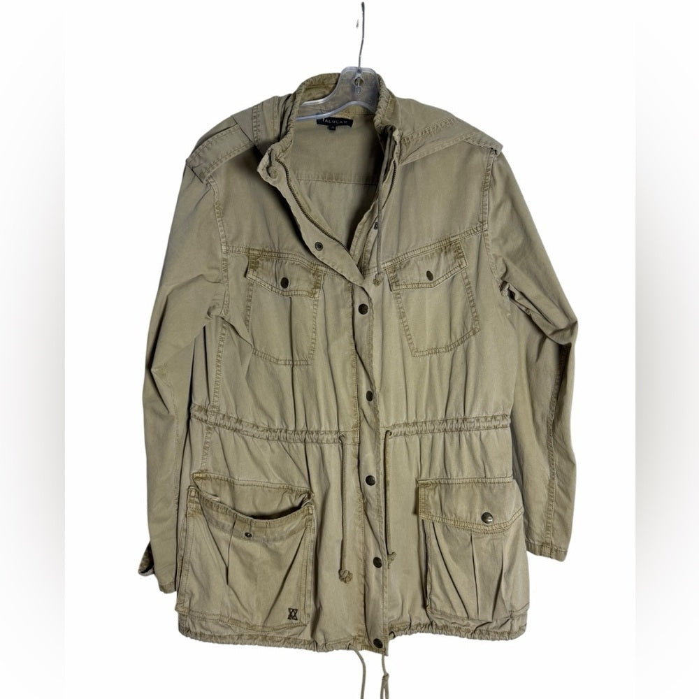 Talula Beige Utility Jacket- Casual - Neutral - Size L