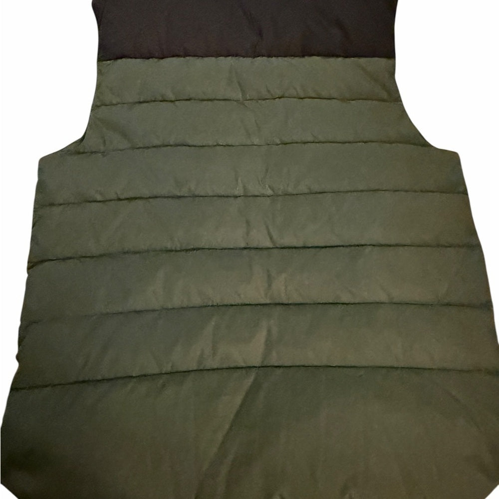 Coach Green and Black Puffer Vest - Size XS