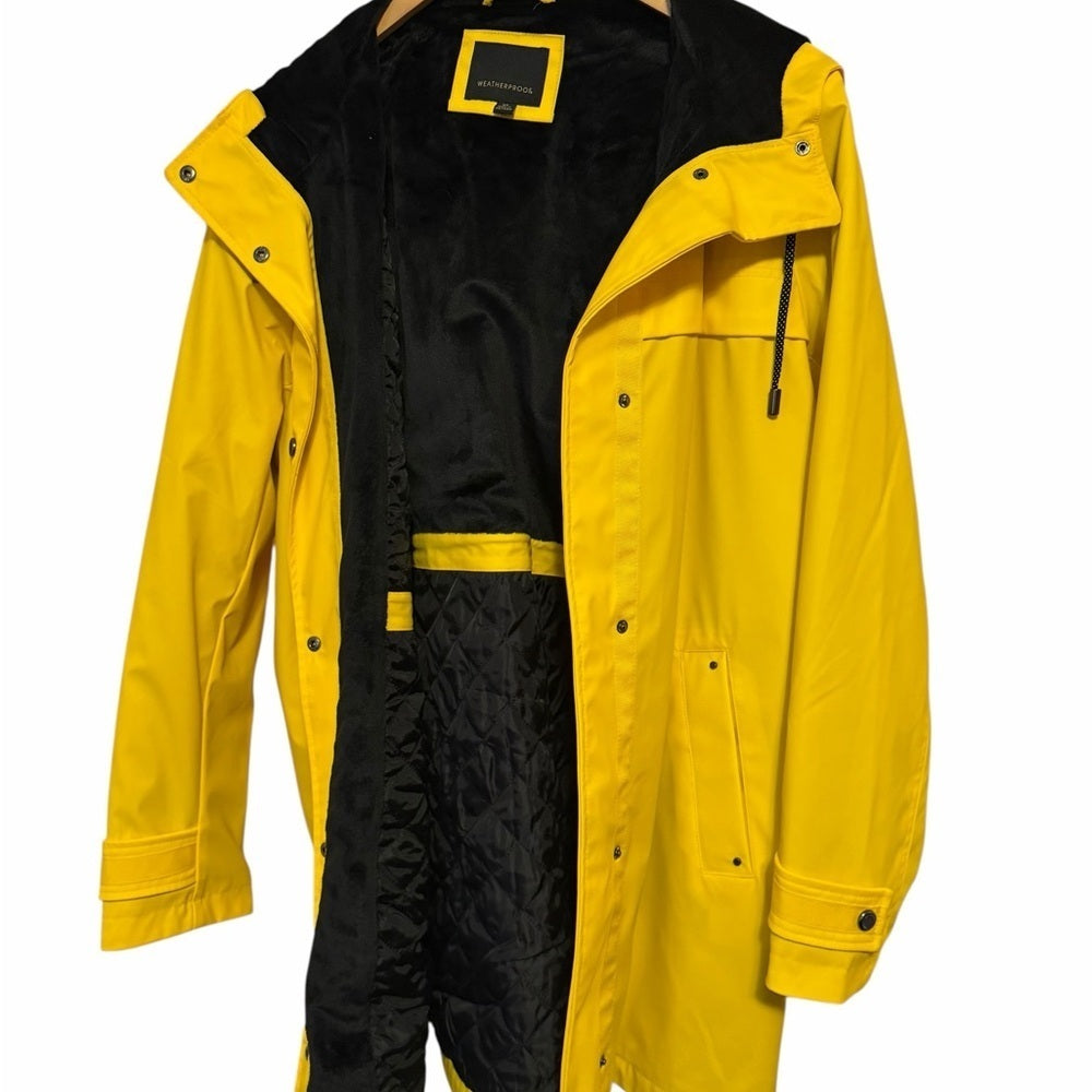 Weatherproof Women's Yellow Utility Jacket - Casual Chic - Size XL