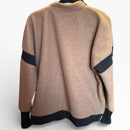 Tan and Black Sweater - Warm - Cozy - Size Large