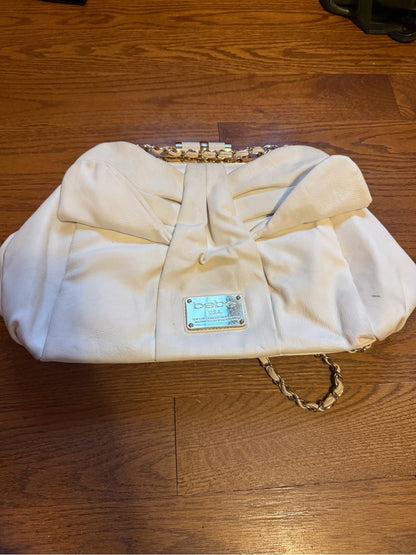 bebe Cream Chain-Handle Shoulder Bag