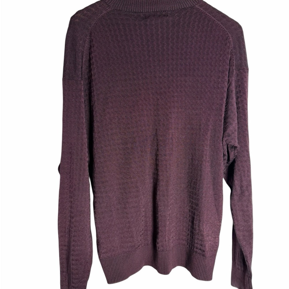 Baracuta Burgundy Crewneck Sweater
