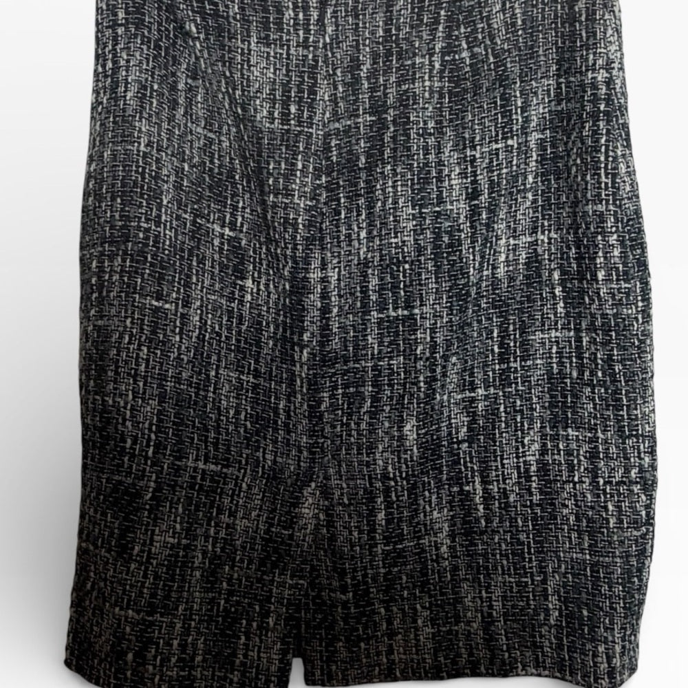 Brooks Brothers Black and White Pencil Skirt - Office Workwear - Size 10