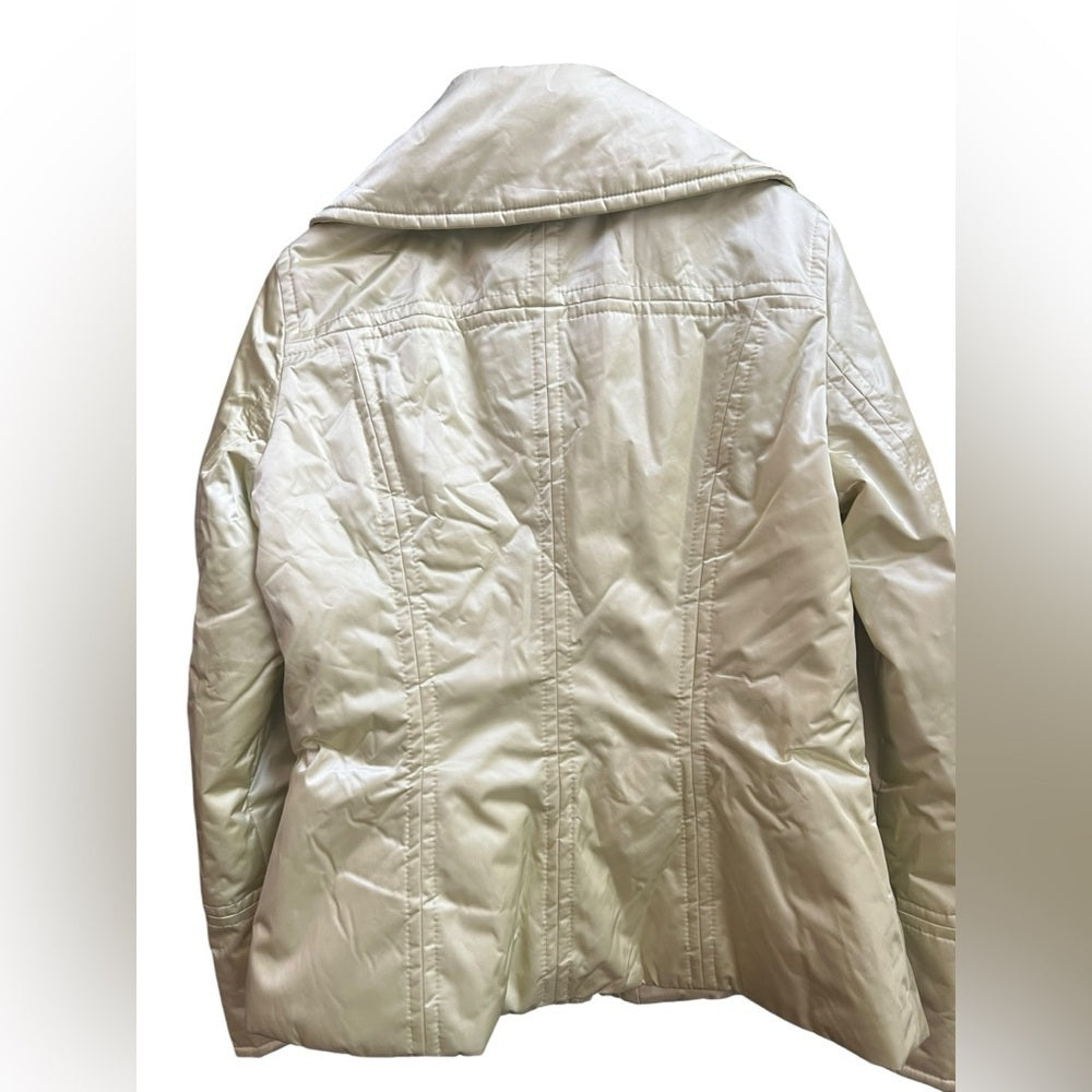 Hugo Boss Women's Light Lime Puffer Jacket - Casual, Winter - Size M