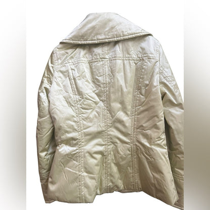 Hugo Boss Women's Light Lime Puffer Jacket - Casual, Winter - Size M