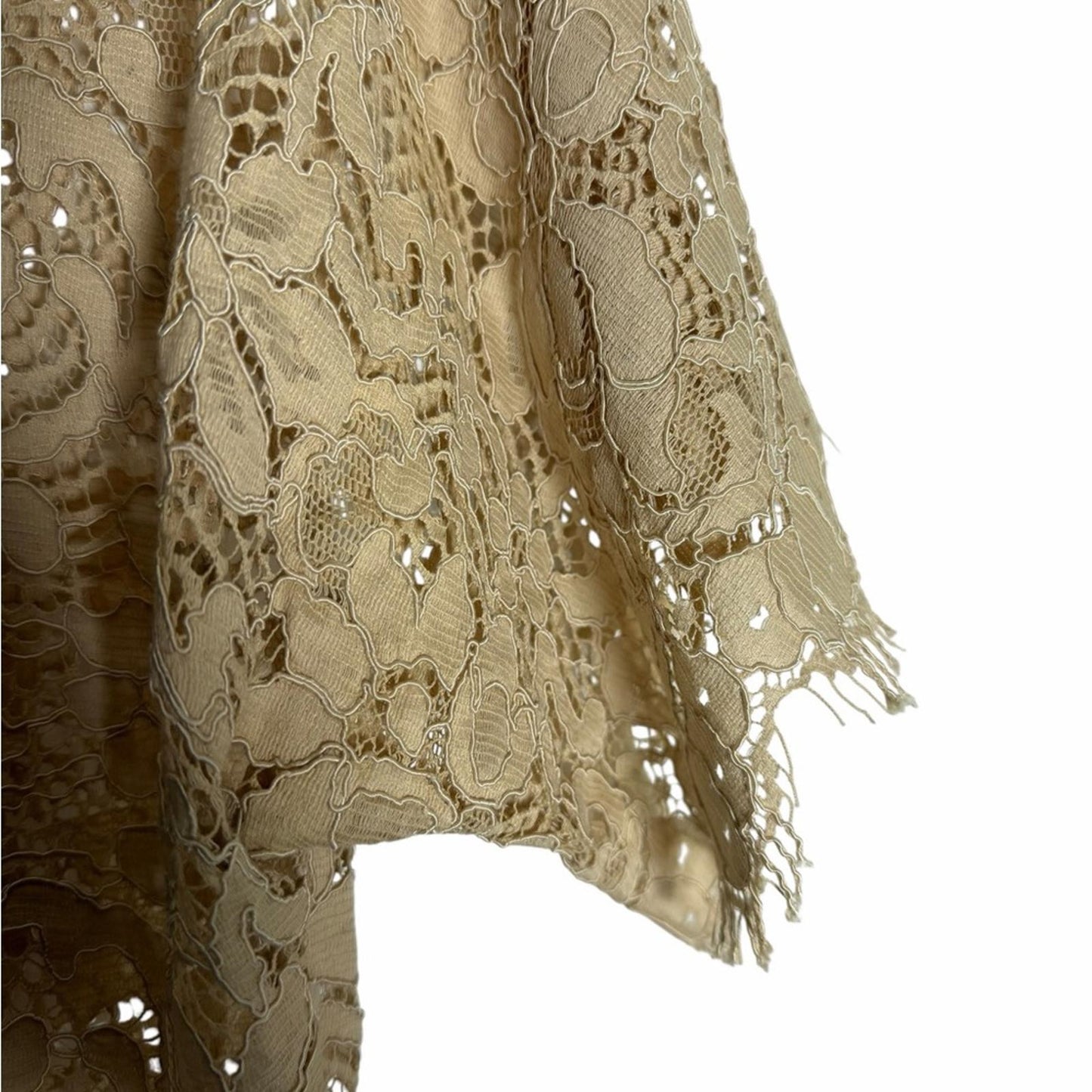Dolce & Gabbana Beige Lace Top