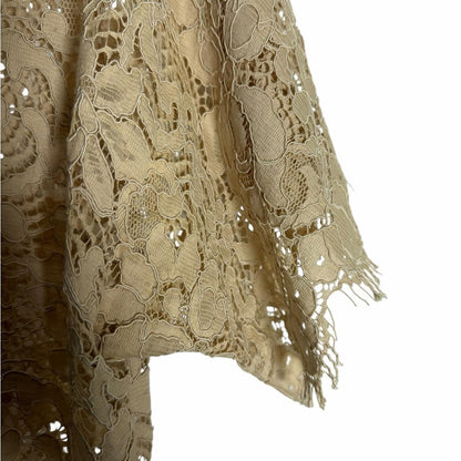 Dolce & Gabbana Beige Lace Top