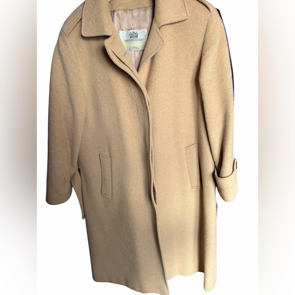 Aquascutum London - Women's Tan Trench Coat - Elegant and timeless - Size L