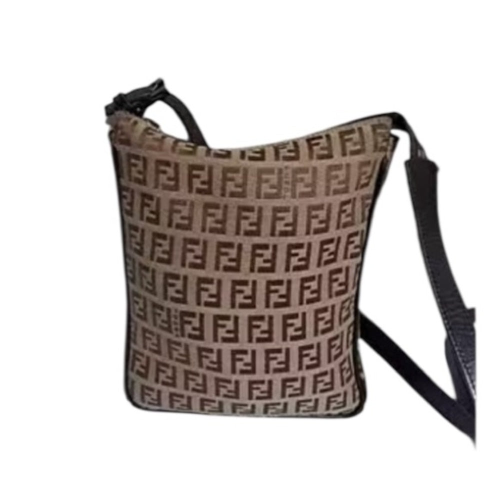 Fendi Tan and Black Crossbody Bag