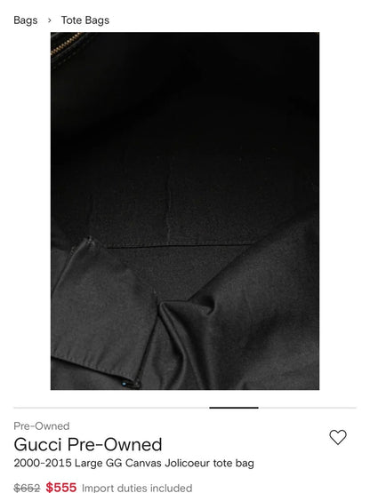 Gucci 2000-2015 GG Canvas Jolicoeur tote bag