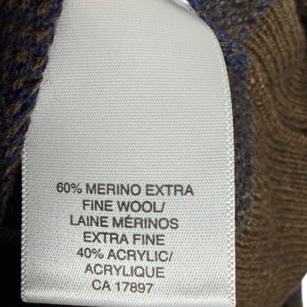 Banana Republic Men's Multicolor Zip-Up Sweater - Medium