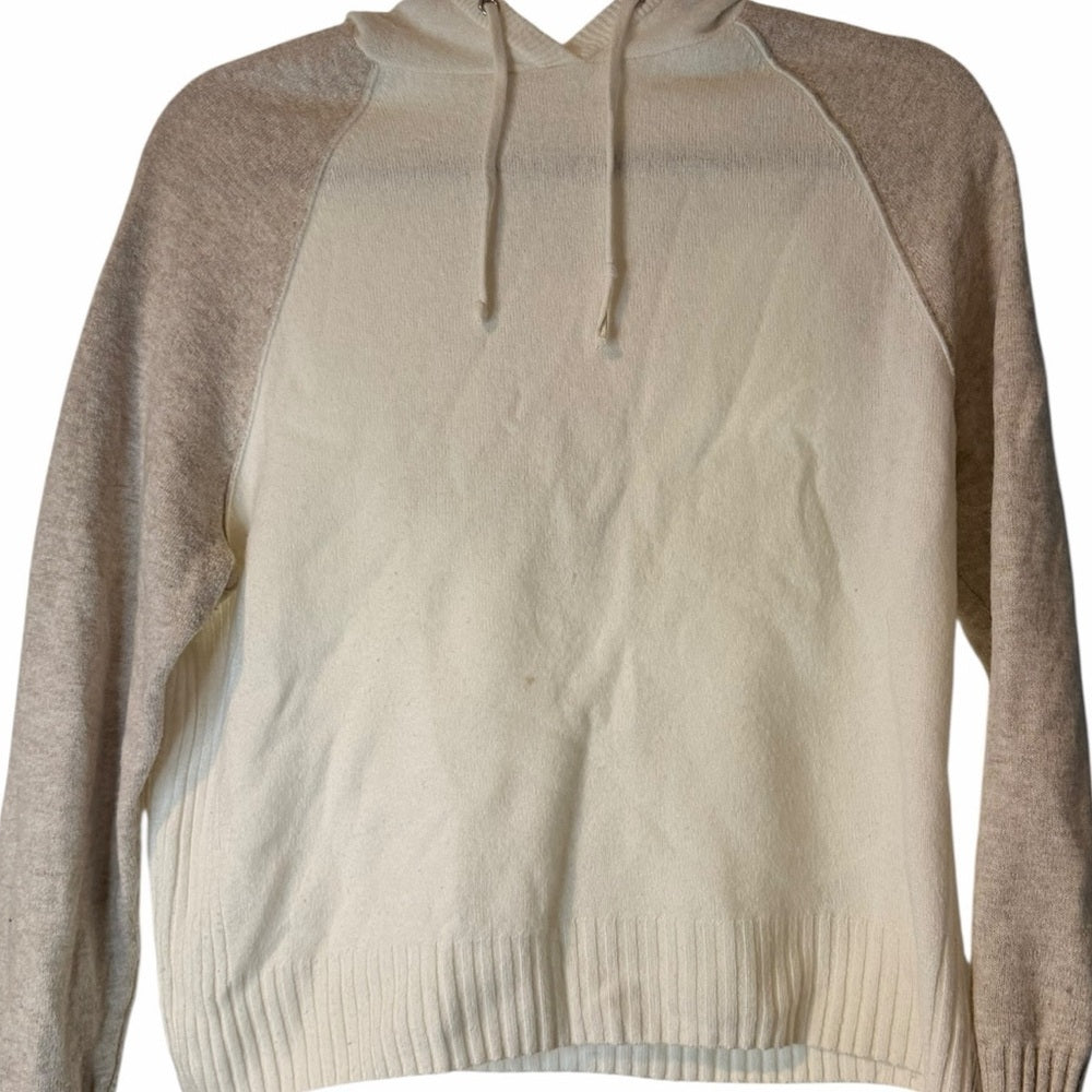 Reiss Cream Cashmere Blend Sweater - Elevated Casual Wear - Size XS