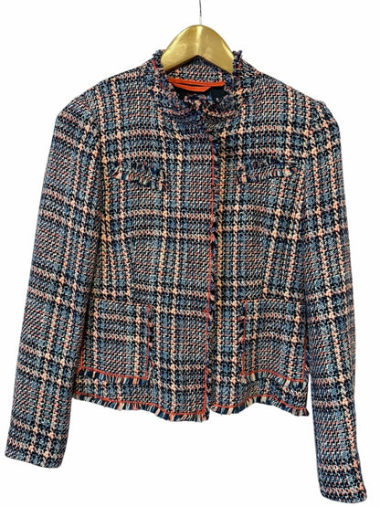 Gerry Weber Pink and Navy Tweed Jacket