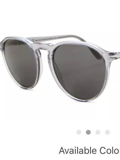 Persol Clear/Transparent Frame Sunglasses with Dark Lenses