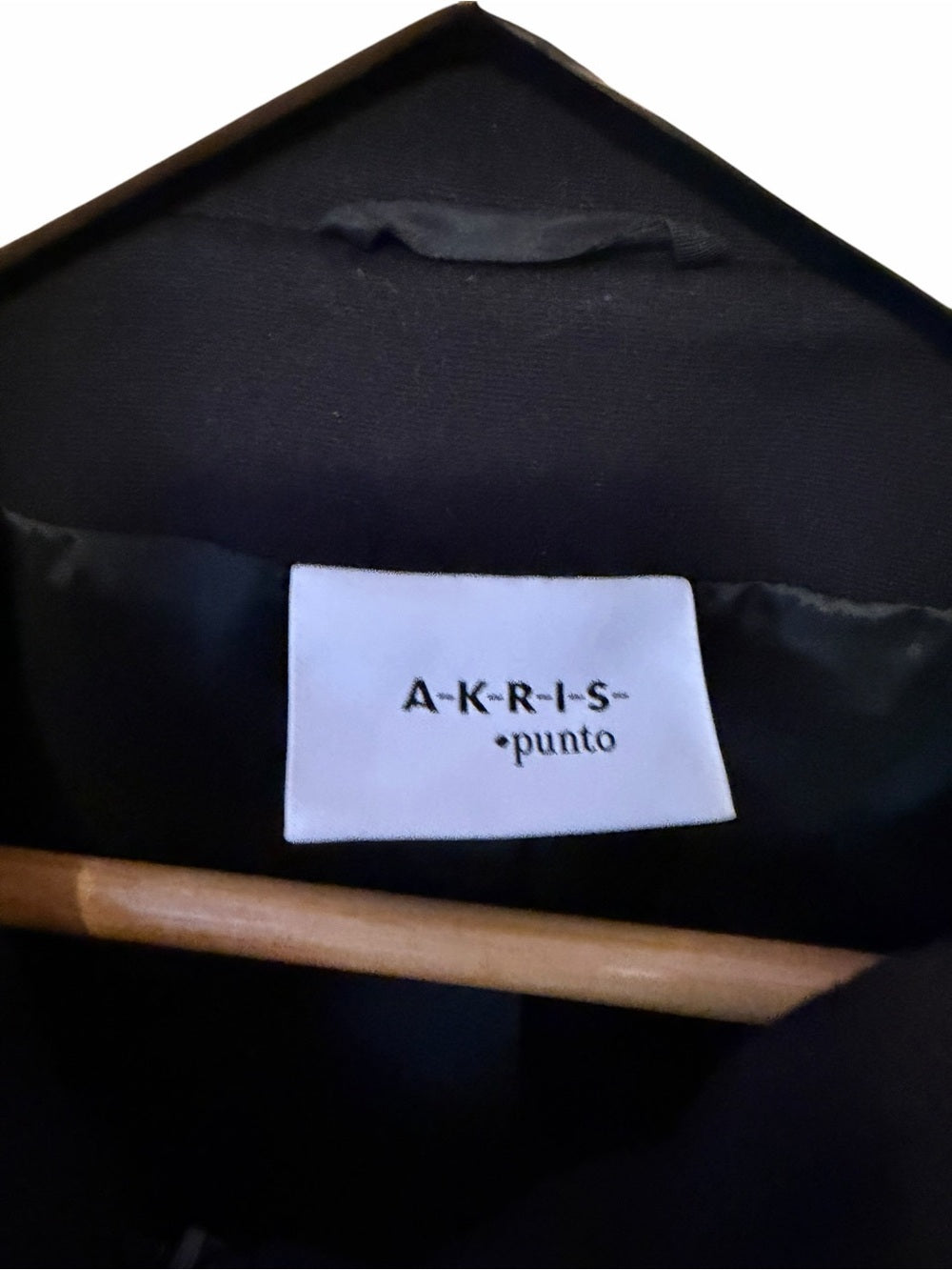 Akris Punto Black Hooded Jacket