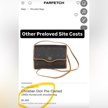 Dior Black and Tan Crossbody Bag