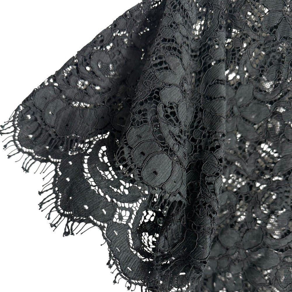 Dolce & Gabbana Black Lace Top - Sophisticated, Elegant - Size 10