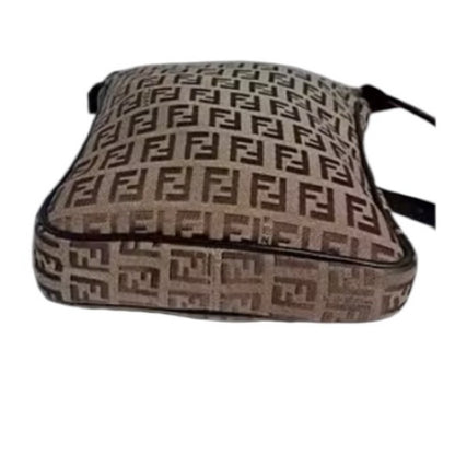 Fendi Tan and Black Crossbody Bag