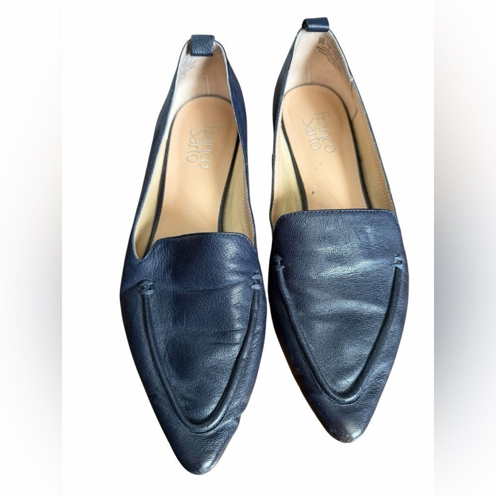 Franco Sarto Loafers Black - Office Work Wear - Size 9