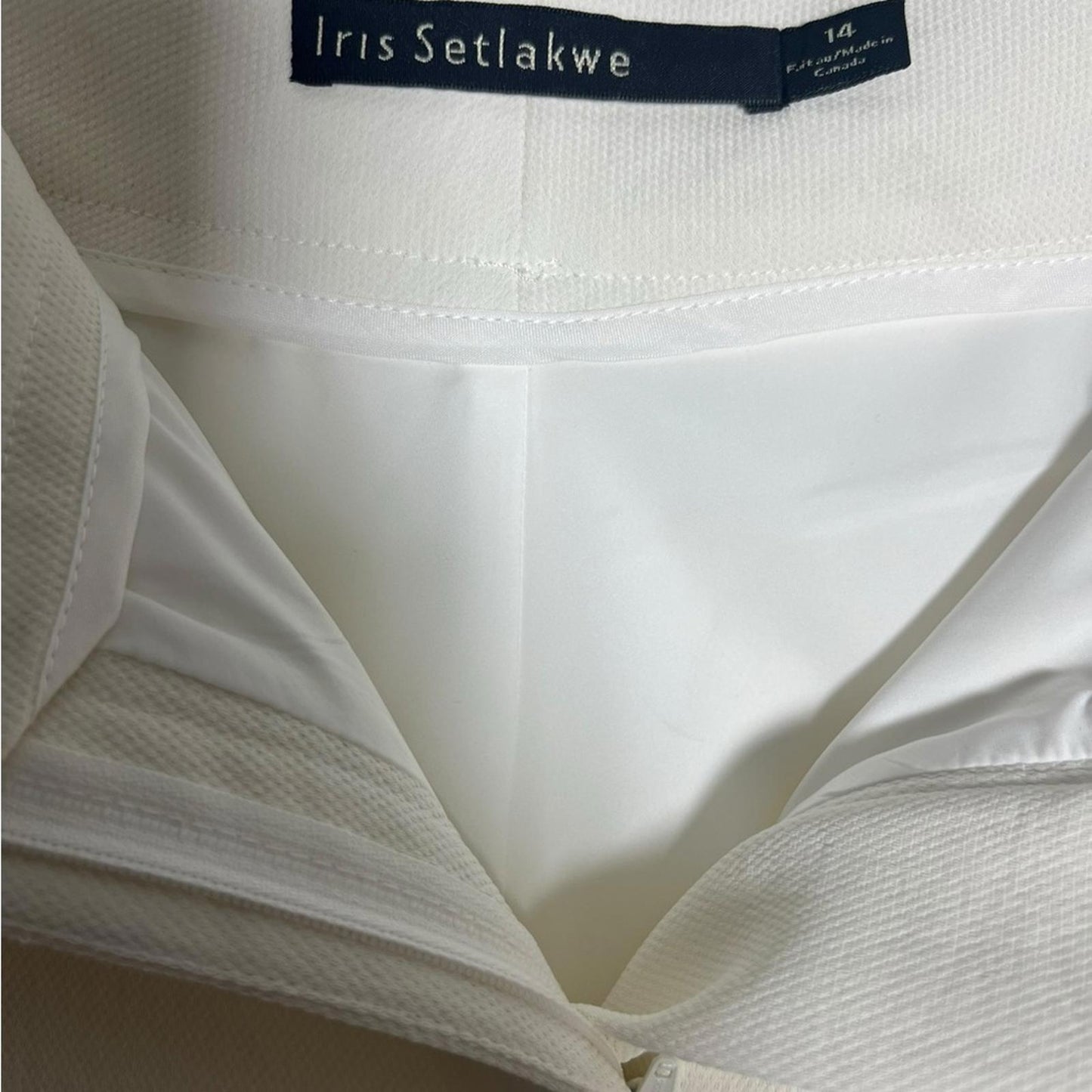 Iris Setlakwe Cream Straight Leg Pants